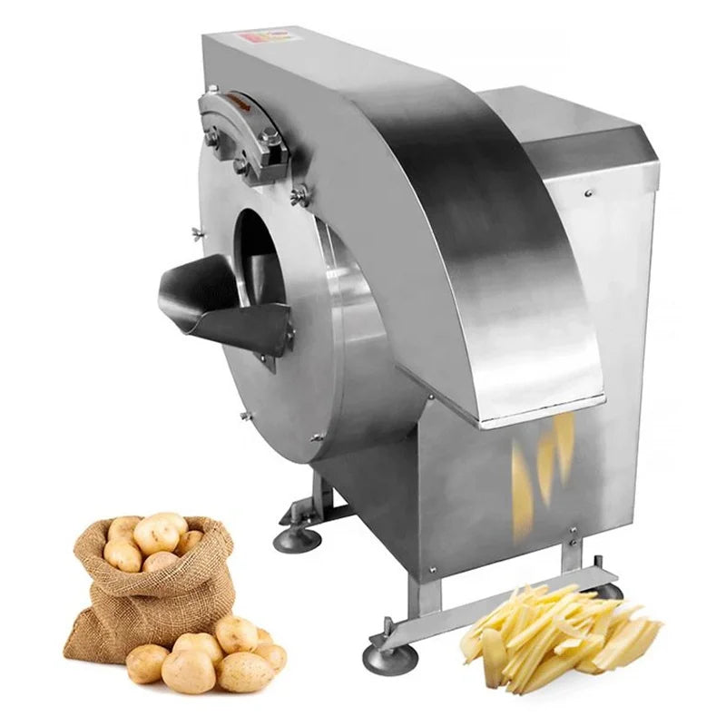 Automatic Potato Chips Production Line Frozen French Fries Making Machine