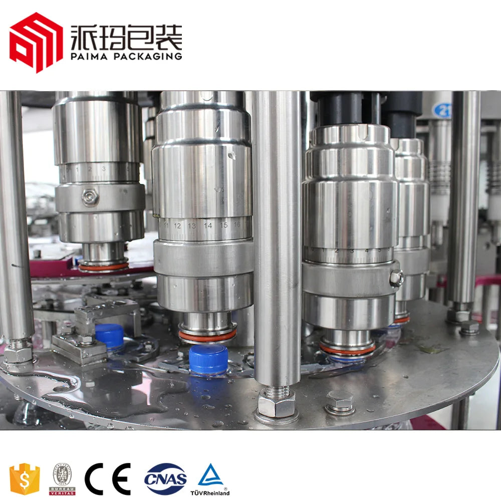 Paima Packaging full automatic 40000 bph 3 in 1 mineral spring water bottling machine
