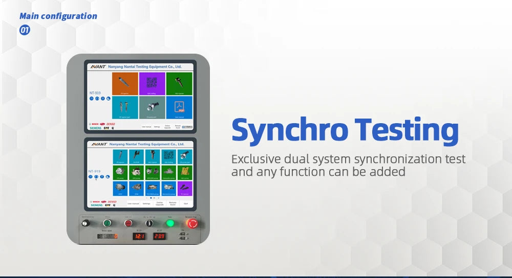 Multifunctional common rail injector test bench EPS919 with dual operating system with cambox EUI/EUP function diesel test bench