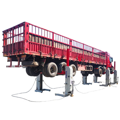 Wired heavy duty hydraulic mobile column lift bus lift columns lifting jack / truck lift / lifter for commercial vehicles