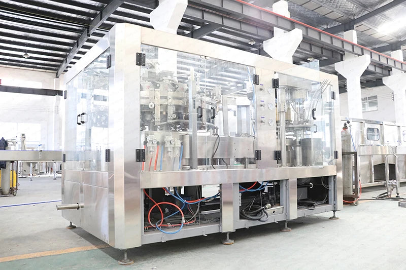 Full Automatic Soft Drinks Canning Filling Machine Carbonated Beverage Can Making Equipment