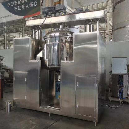 500L Stainless steel emulsifying machine vacuum emulsifier mixing tank system