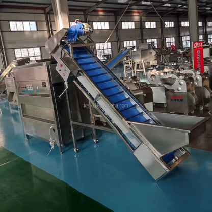 KLS  Onion Peeling and Cutting Machinery Efficient Onion Chopping and Mud Separating Machine for  Processing