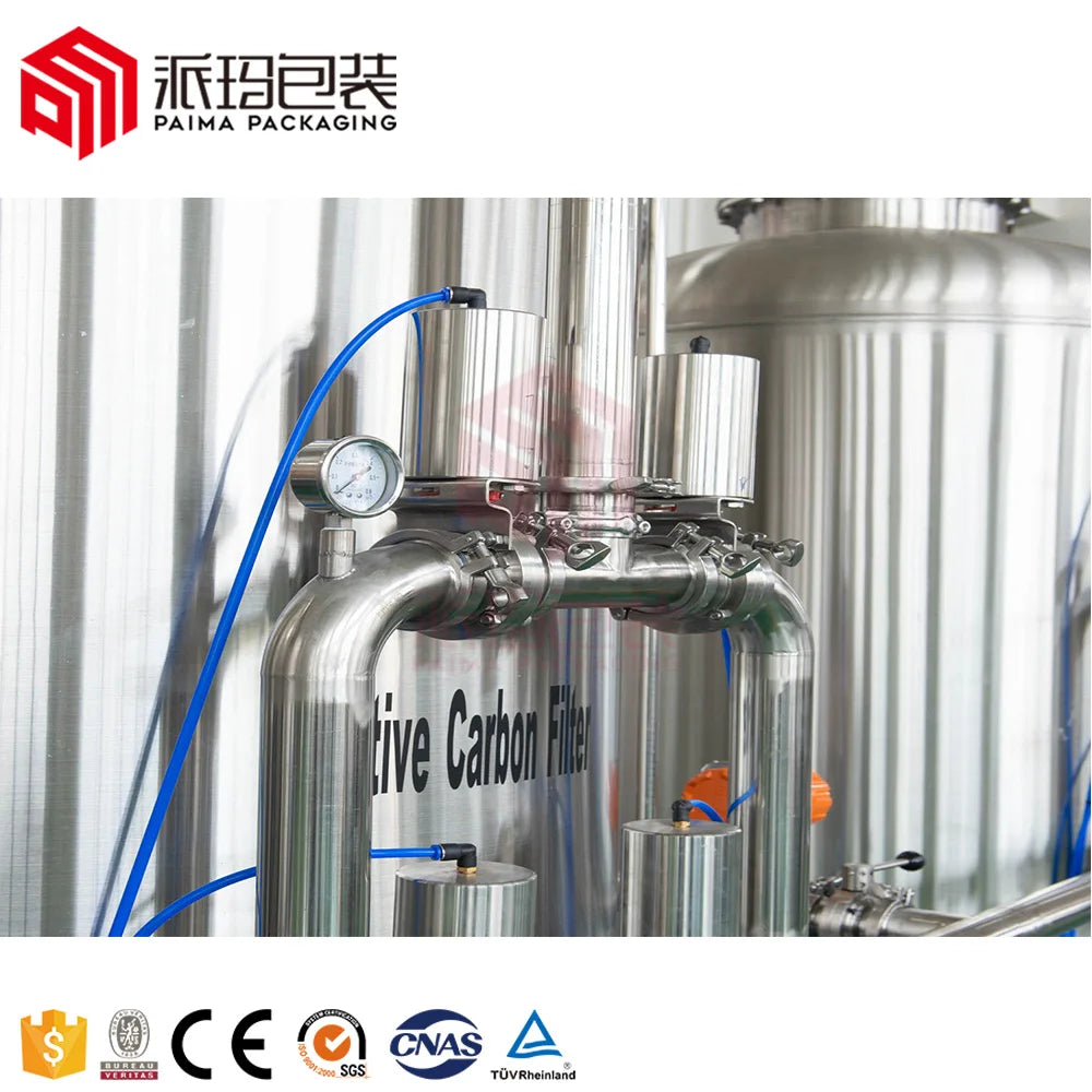 Large Speed 20000LPH Water Treatment System / RO Water Desalination Line / Well Water Treatment Equipment