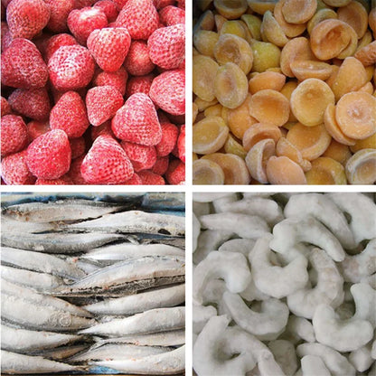 IQF machine industrial Quick belt tunnel freezer with 150 kg capacity for fruits and vegetables freezing process