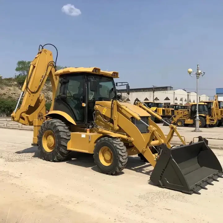 Cheapest 4WD WZ30-25C Multi-purpose Backhoe excavator loader  2.5 ton back hoe mini retroexcavadora