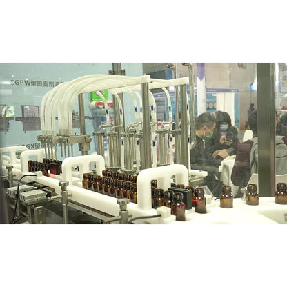 Automatic syrup bottle filler and capper filling capping and labeling machine for liquid
