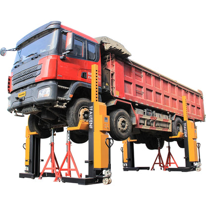 TFAUTENF 30 tons heavy duty Mobile column Lift electrical hydraulic truck and Bus Lift four post car lifter vehicle post lifts