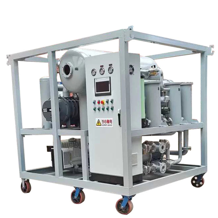 Huazheng  Insulating Oil Treatment Equipment Dielectric Oil Purification Machine transformer oil filtration plant