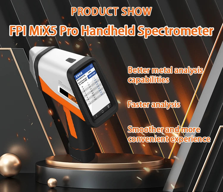 Mix5 Pro Series Handheld X Fluorescence Spectrometer/precious Metal Analyzer/xrf Spectrum Analyzer 220V 1 Years / 220 OEM,ODM