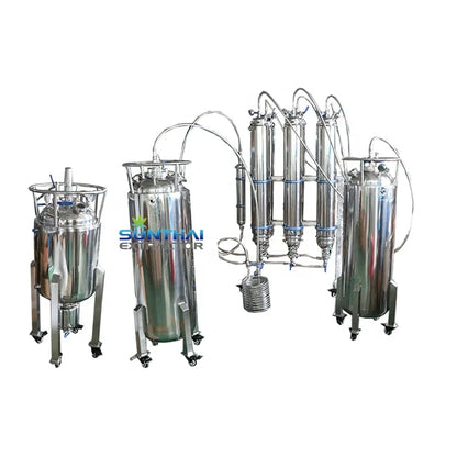 50LB Active Closed Loop Extractor Complete Extraction System with tanks,filter sieve.coil.crc