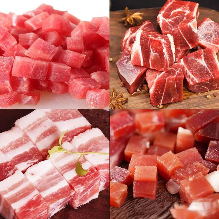 -10 degrees factory use heavy duty  Commercial Meat Cube Cutter for pet food /Meat Cube Cutting Machine/Frozen Meat Dicer Cuber