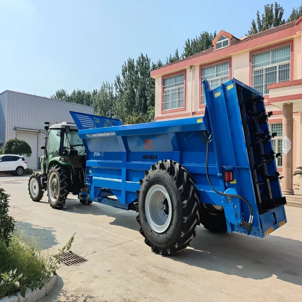 HINDA Big fertilizer manure tractor fertilizer spreader machine for garden orchard farm