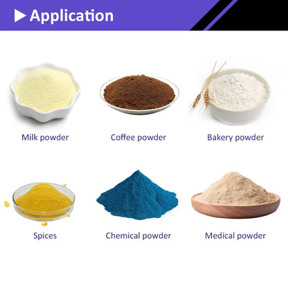 304 Automatic Cassava Wheat Flour Packaging Machine Vertical Powder Packing Machine