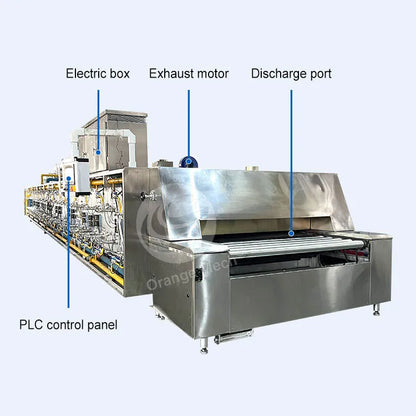 ORME High Quality Electric Industrial Continuous Pita Bread Bake Heating Bakery Tunnel Oven for Sale