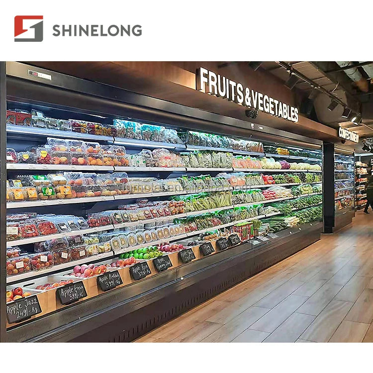 Commercial Refrigerators Supermarket Display Showcase Refrigerators Display Fridge Seafood Frozen Food Glass Doors Freezer