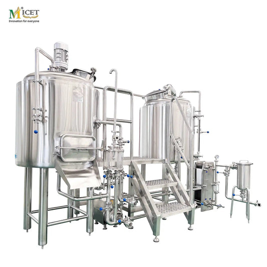MICET 200l 250L 300L Nano Brewery Beer Equipment Electric Heating Microbrewery Equipment with Fermentation Tank for Restaurant