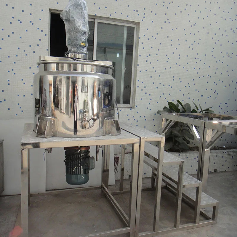 Car chemical accessories making machine lubricant oil stirring vessel with agitator car paint car wax mixer tank with blender