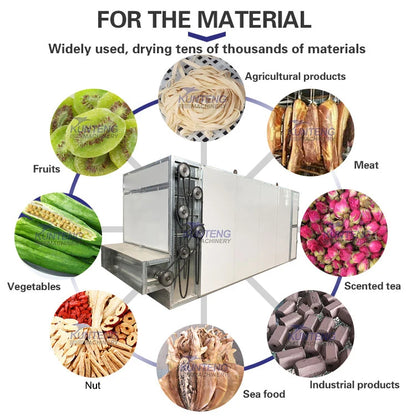 New type automatic seafood drying machine meat drying cabinet tunnel oven drying line