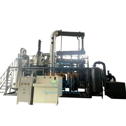 Waste Black Engine Oil Recycle Machine Refining Lube Oil To Heavy Base oil Plant