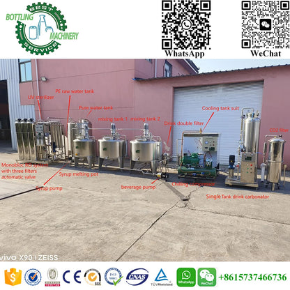 Turnkey Project Customizable 1000bph - 50000bph Complete A to Z any bottle soft drink making machines