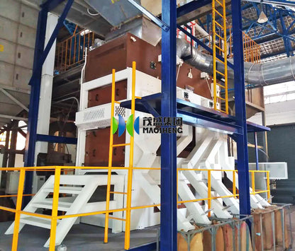 Factory price 5X air screen seed cleaner wheat maize cleaning separating equipment  barley fine screen cleaner