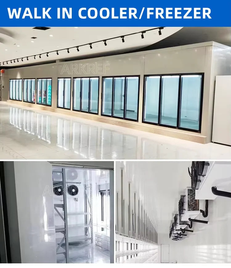Arkref Industrial Quick Freezing Medium Large Butcher Butchery Equipment Slaughterhouse Cold Room Storage Refrigerator