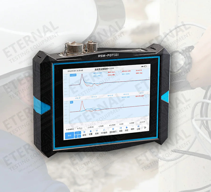 High-Strain Pile Bearing Tester, high strain foundation Pile dynamics analyzer Pile Driving Analyzer
