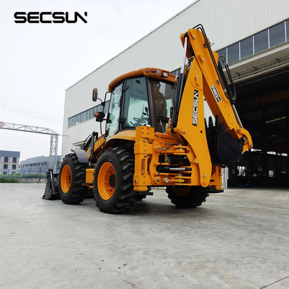 Hot sale compact 2.5 Ton Backhoe Excavator Loader 4x4 Wheel BLT388 388 Backhoe Loader with Price
