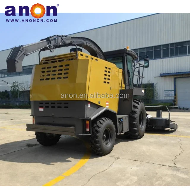 ANON mini silage forage harvester Multifunction Agricultural Corn Combine Harvester for sale china forage harvester manufacturer