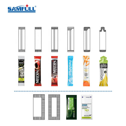 Automatic Multilane Fruit Jam Filling Packaging Machine Vertical 4 Sides Sealing Cosmetic Liquid Sachet Jam Packing Machine