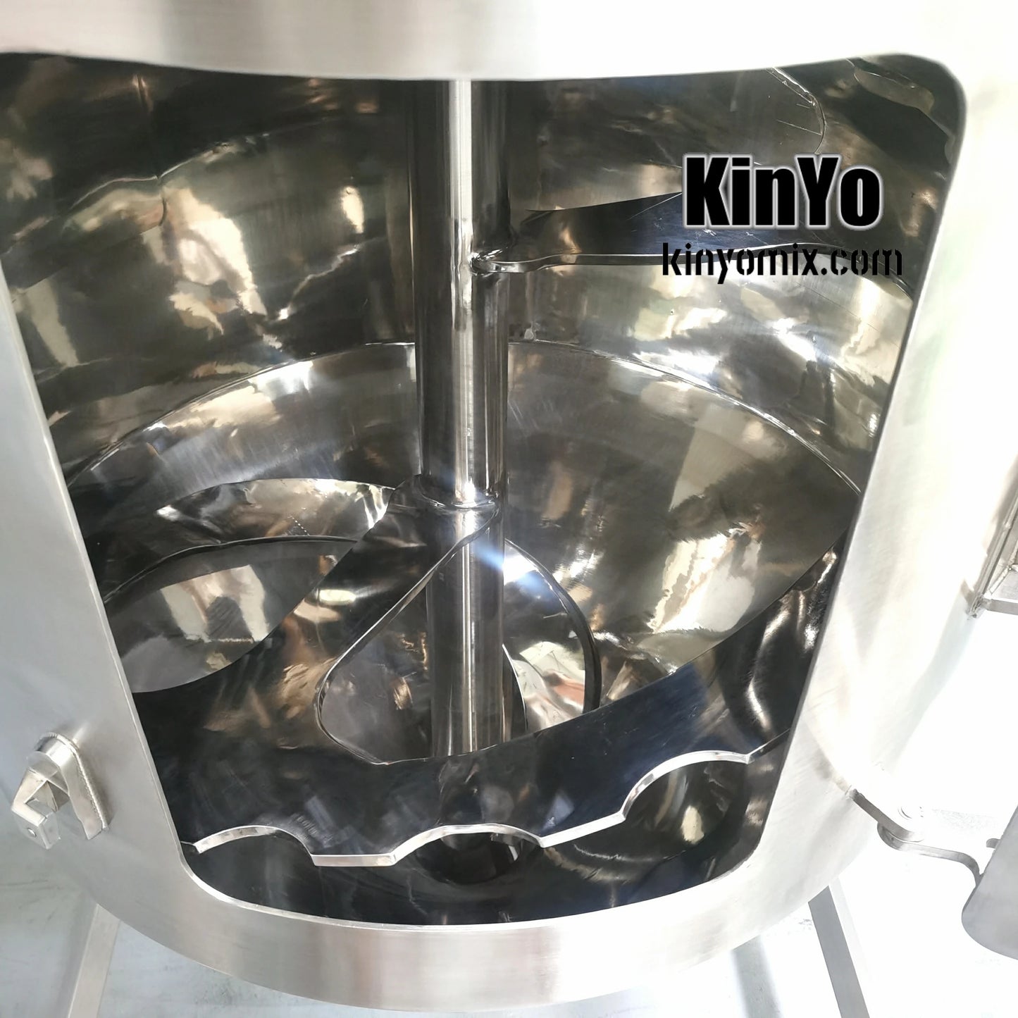 KinYo 500L vertical ribbon blender conical mixer vertical cone mixer helical mixer