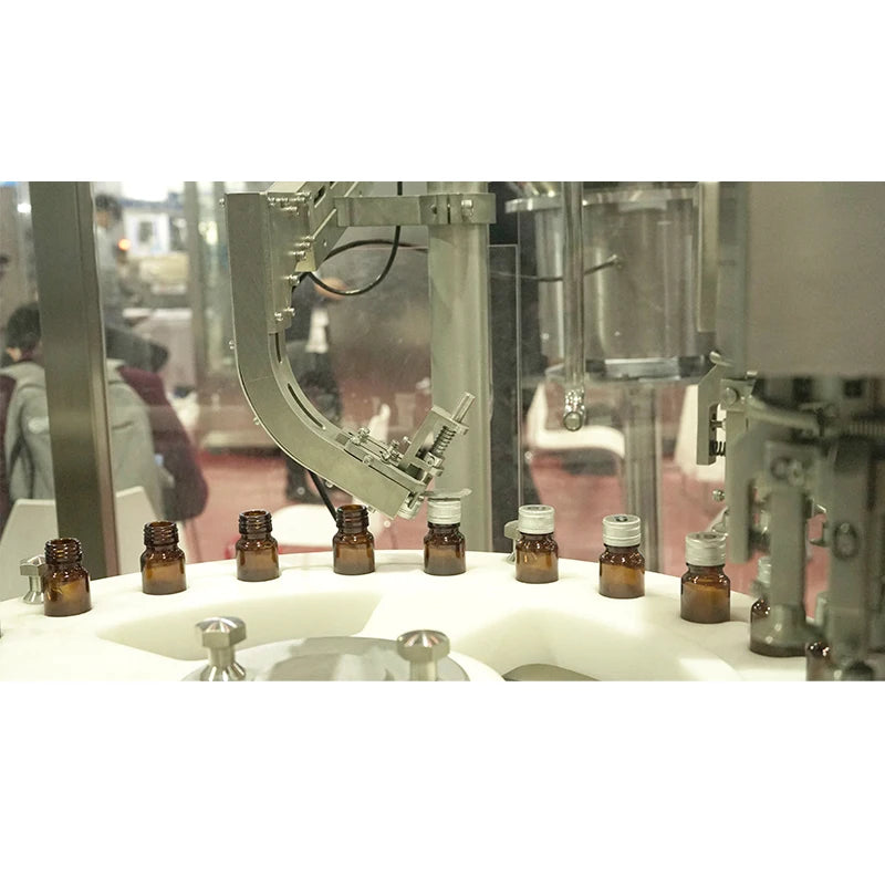 Automatic syrup bottle filler and capper filling capping and labeling machine for liquid
