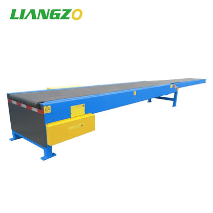 LIANGZO Hot Sale Pvc Automatic Telescopic Belt Conveyor  For Loading And Unloading