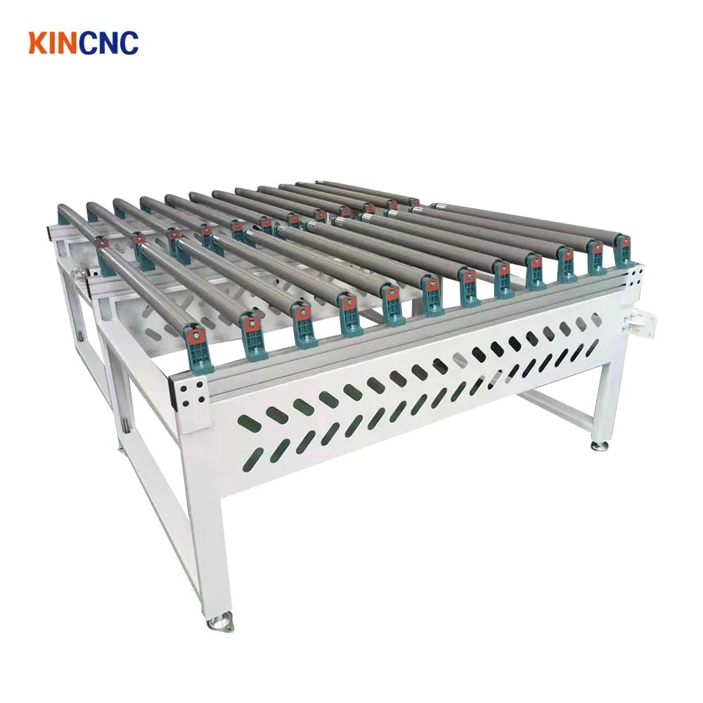 Automatic electric roller conveyors table roller edge bander conveyor system for edge banding machine line