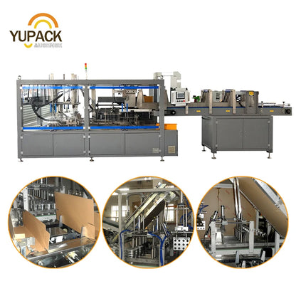 Factory Direct Sale wraparound case packer machine/wraparound case packer for packing pouch bottle cans