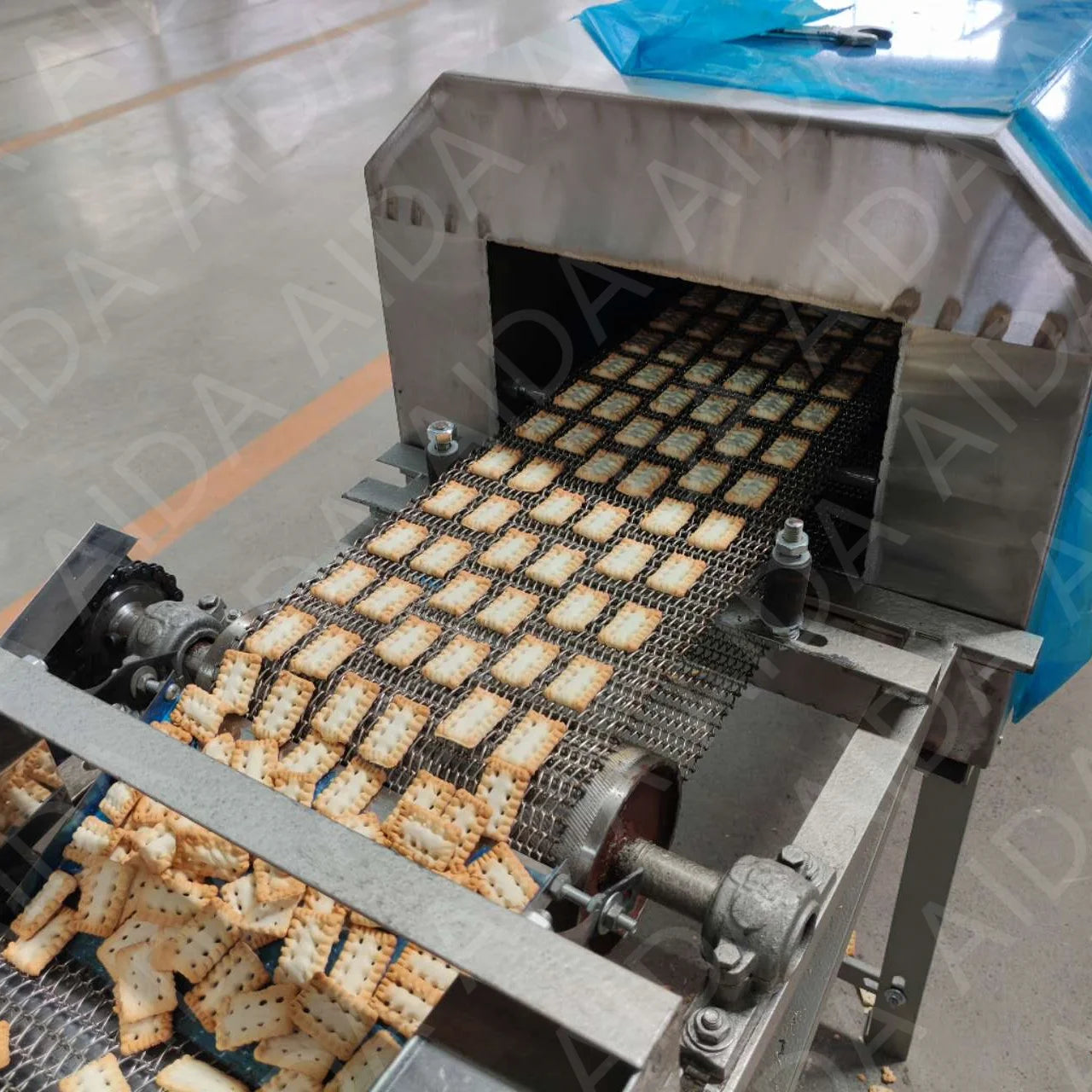 Fully automatic biscuit  tunnel oven gas electric biscuit oven small gas cookie cake tray oven