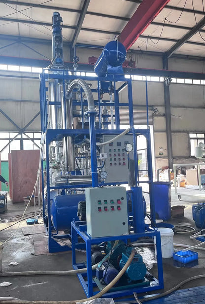 Plastics Pyrolysis Oil to Diesel Black Oil Distillation Plant Distillation Equipment For Crude Oil