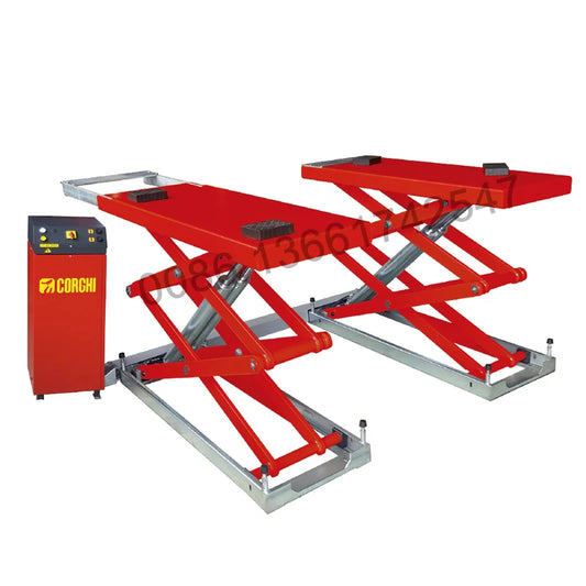 CORGHI ERCO C401T E-ERCO C361T E Electro-hydraulic lift under scissors car lift for tyre specialists and car workshops