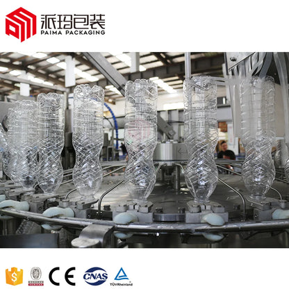 Fully automatic small scale water bottling drinking packing liquid water bottle filling machine line for plant