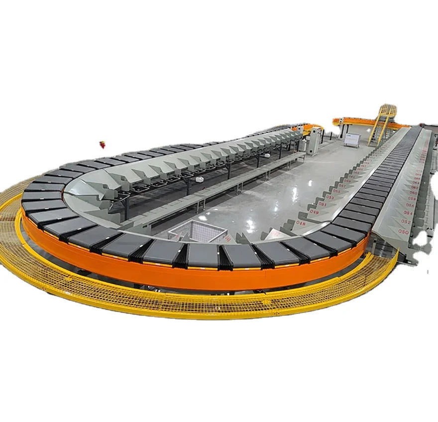Package Luggage Conveyor Logistics Sortation Machine Warehouse Airport Baggage Conveyo System Sorting Line Equipment