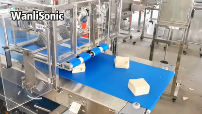 Automatic Ultrasonic sandwich two-row cutting machine cake cutting tools bread cutter