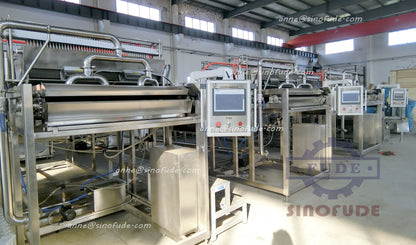 High Productivity fully automatic new design popping bursting jelly boba pearl making machine production line