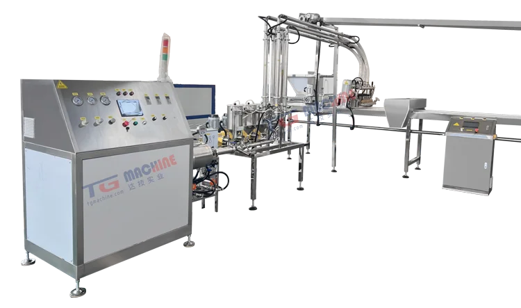 High speed marshmellow making  machines and  production line fabrication  marshmellow