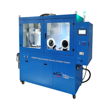 2024 Hot selling visible catalytic converter dpf filter cleaning machine diesel particulate filter cleaner