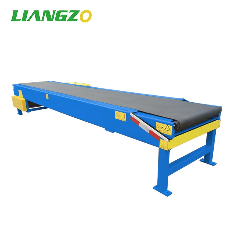 LIANGZO Hot Sale Pvc Automatic Telescopic Belt Conveyor  For Loading And Unloading