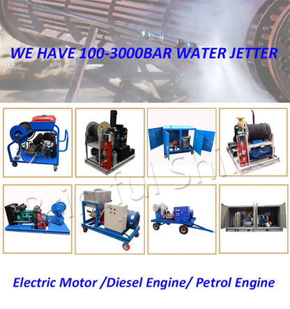 350bar to 3000bar high pressure water blasting reciprocating plunger pump water blasting equipment for sale