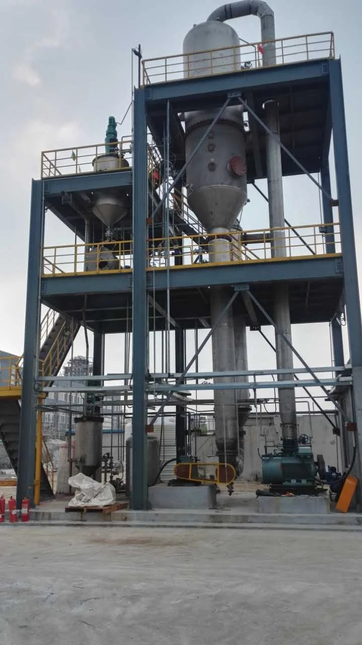 Forced Circulation MVR Evaporator System for thermal and vacuum evaporation and crystallization chemical wastewater desalination