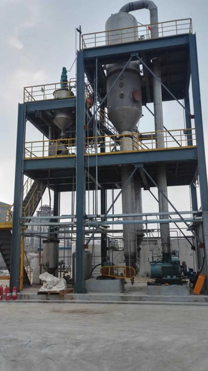 Forced Circulation MVR Evaporator System for thermal and vacuum evaporation and crystallization chemical wastewater desalination