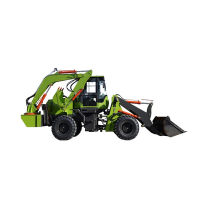 Free Shipping Bucket Loader Small Garden Tractor Hot Selling 4 Wheel Drive New Backhoe Loader Euro 5 Engine
